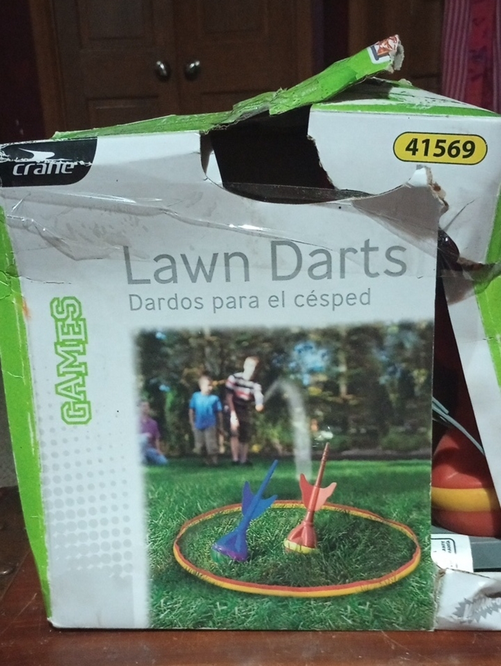 Lawn Darts Game Set - Blue and Red